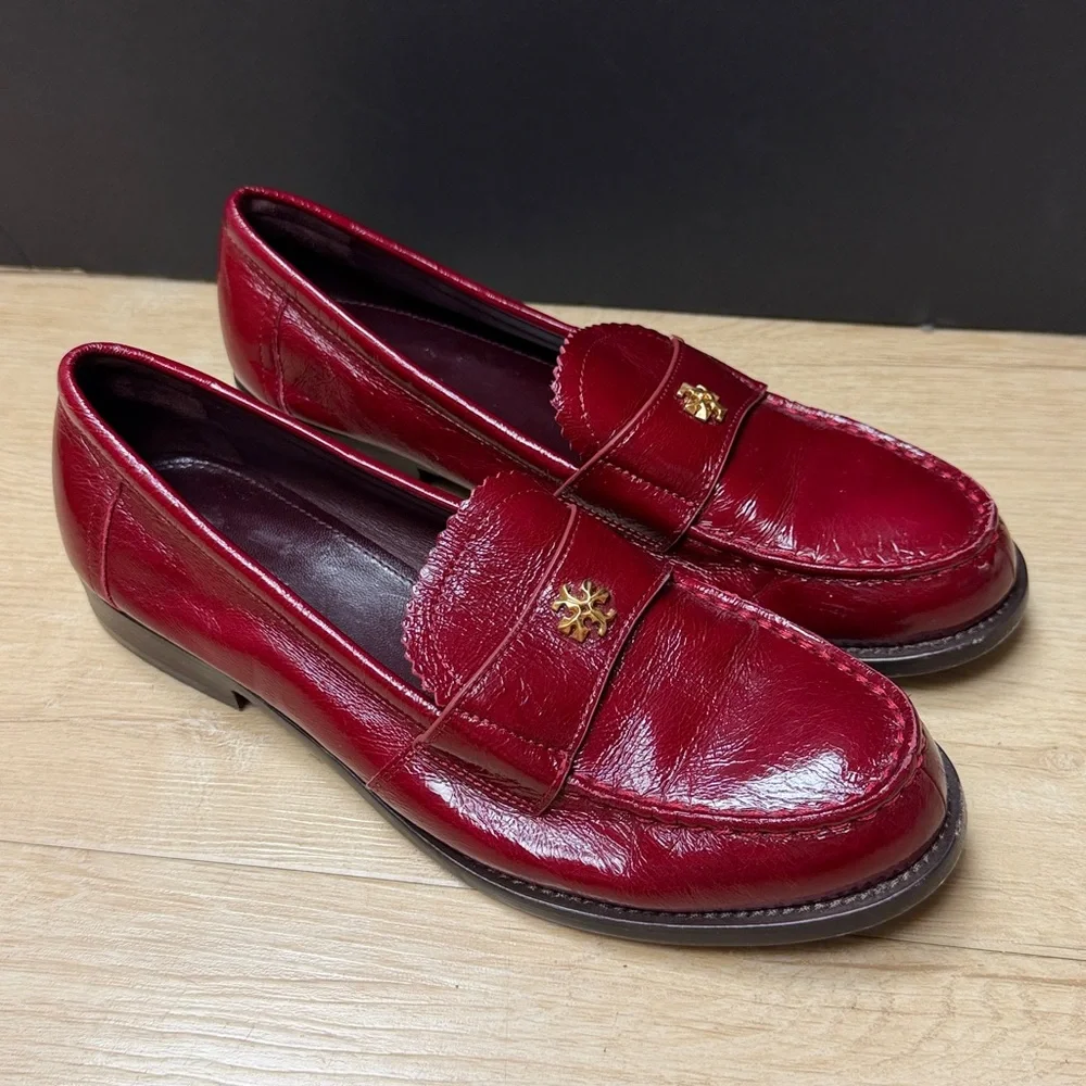 TORY BURCH - Classic Loafer - Crimson Red